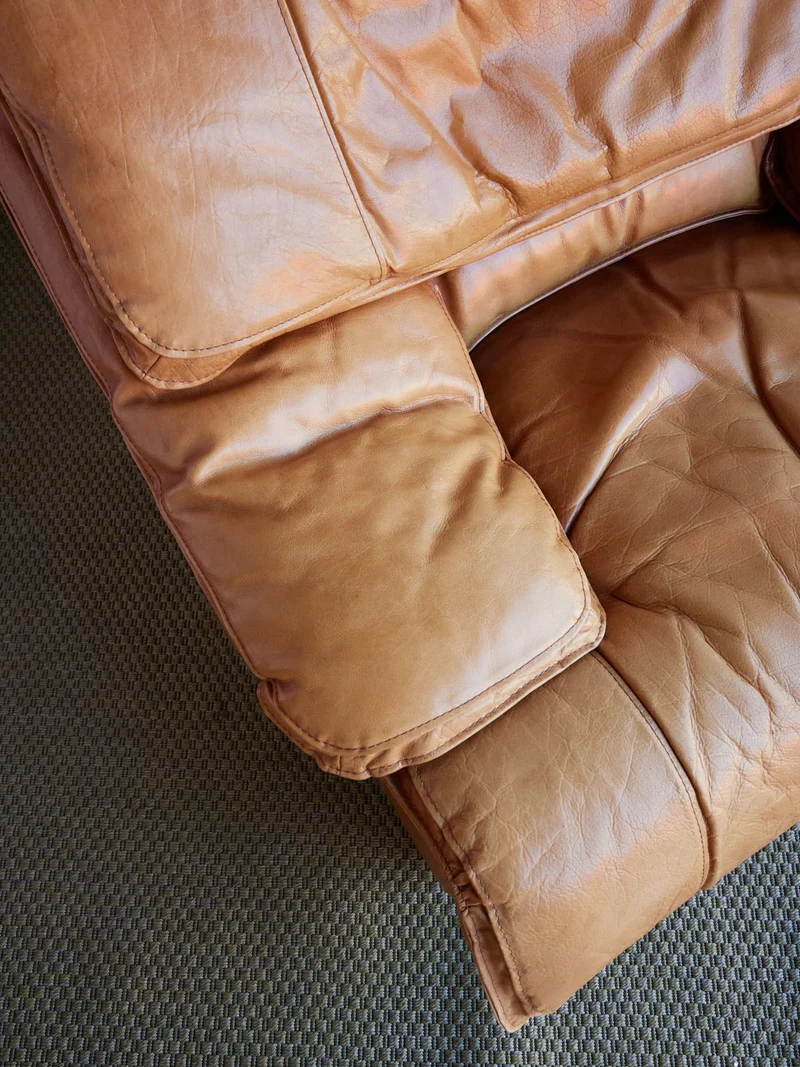 Jakob, le fauteuil en cuir italien N°1395