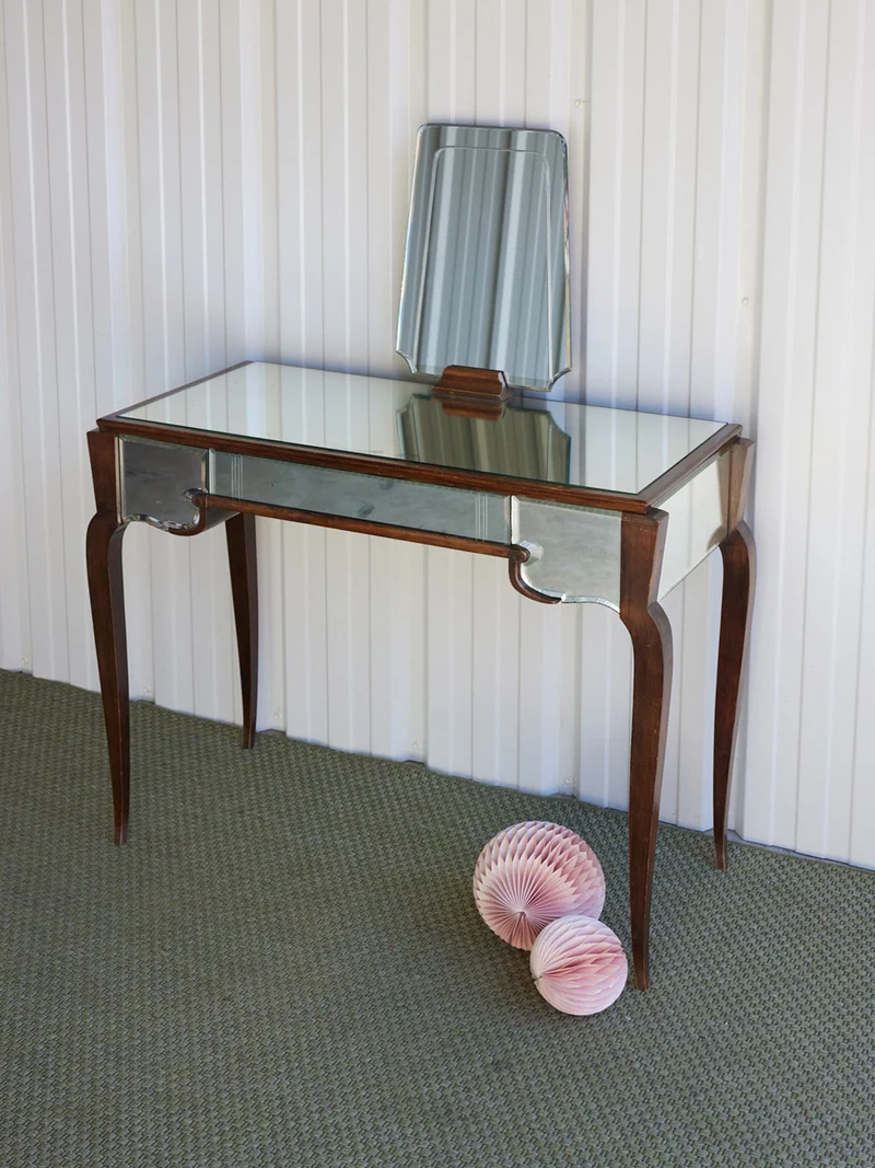 Louise, la coiffeuse Art déco en miroirs biseautés N°356