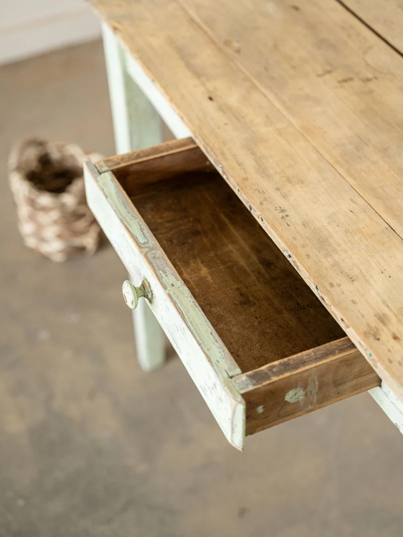 Romy, la table à manger de ferme en bois N°1571