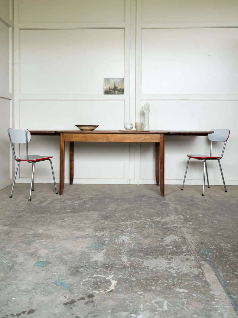 Romy, la table à manger de campagne en bois N°1569