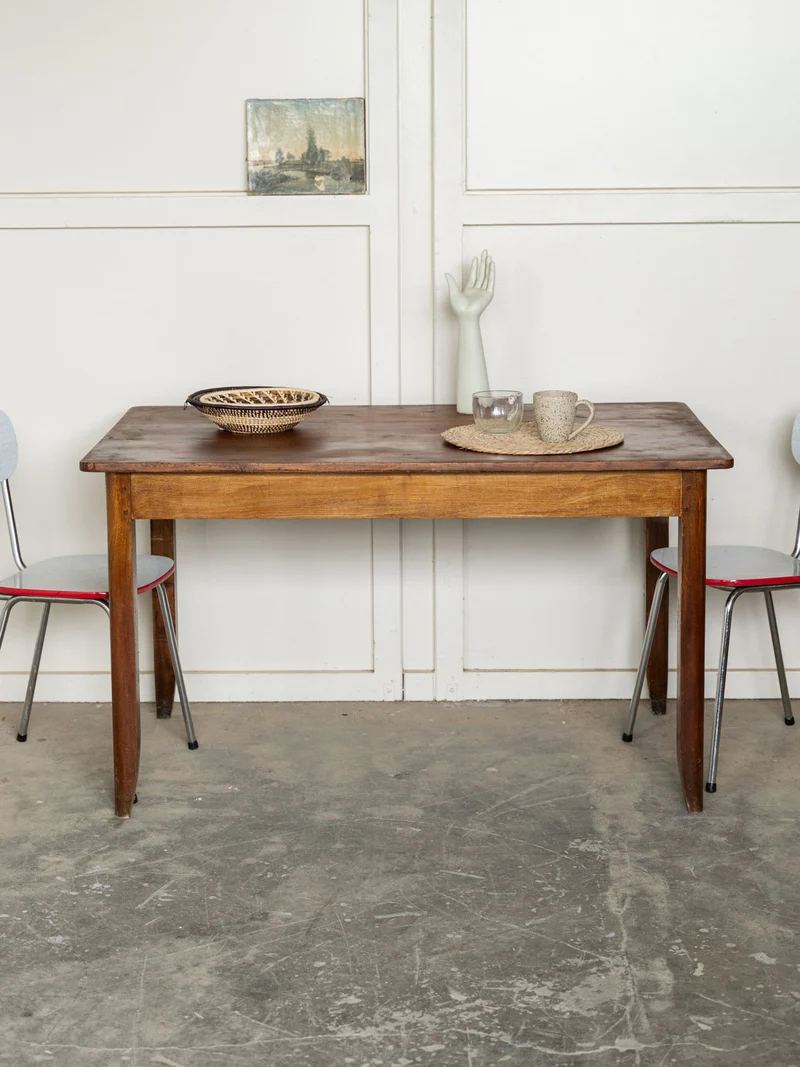 Romy, la table à manger de campagne en bois N°1569