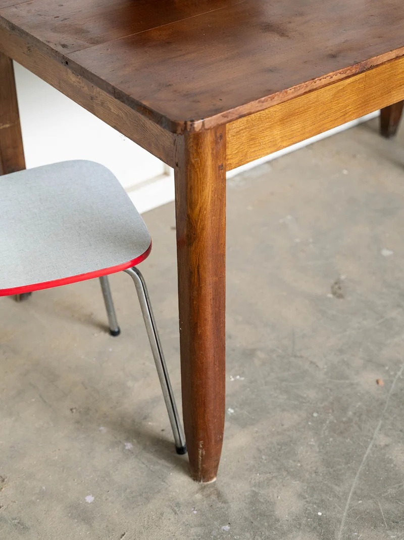 Romy, la table à manger de campagne en bois N°1569