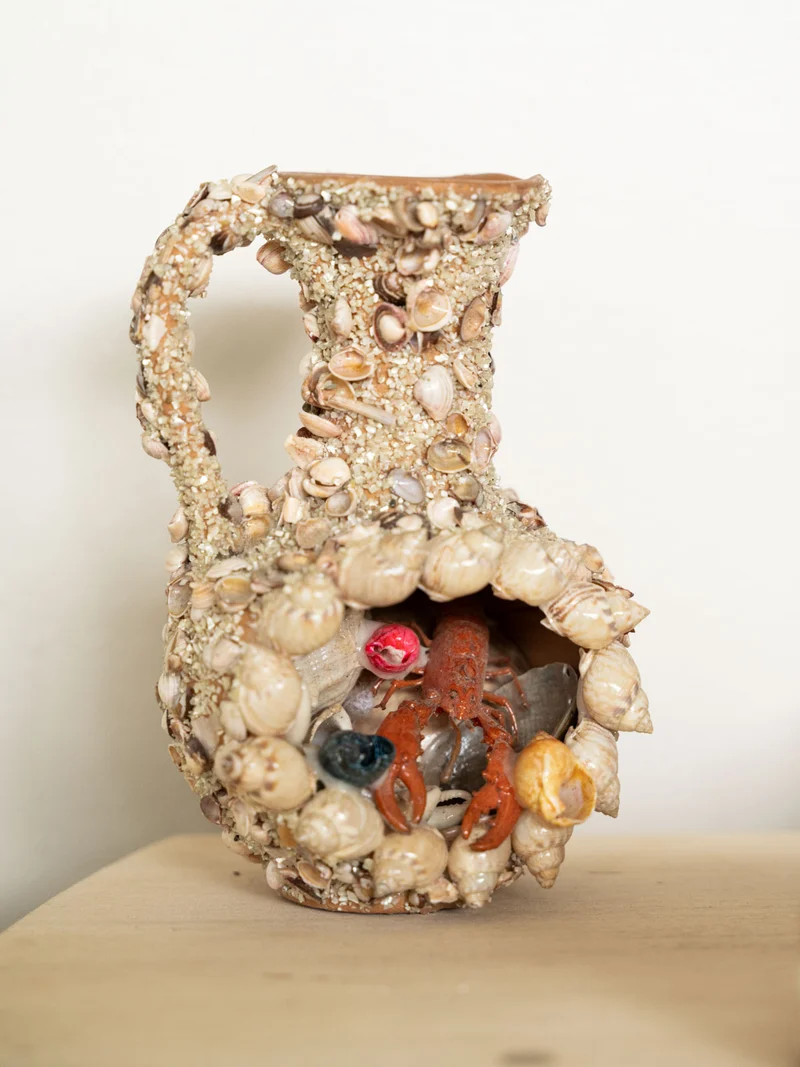 Alix, l'ensemble en coquillages N°1195