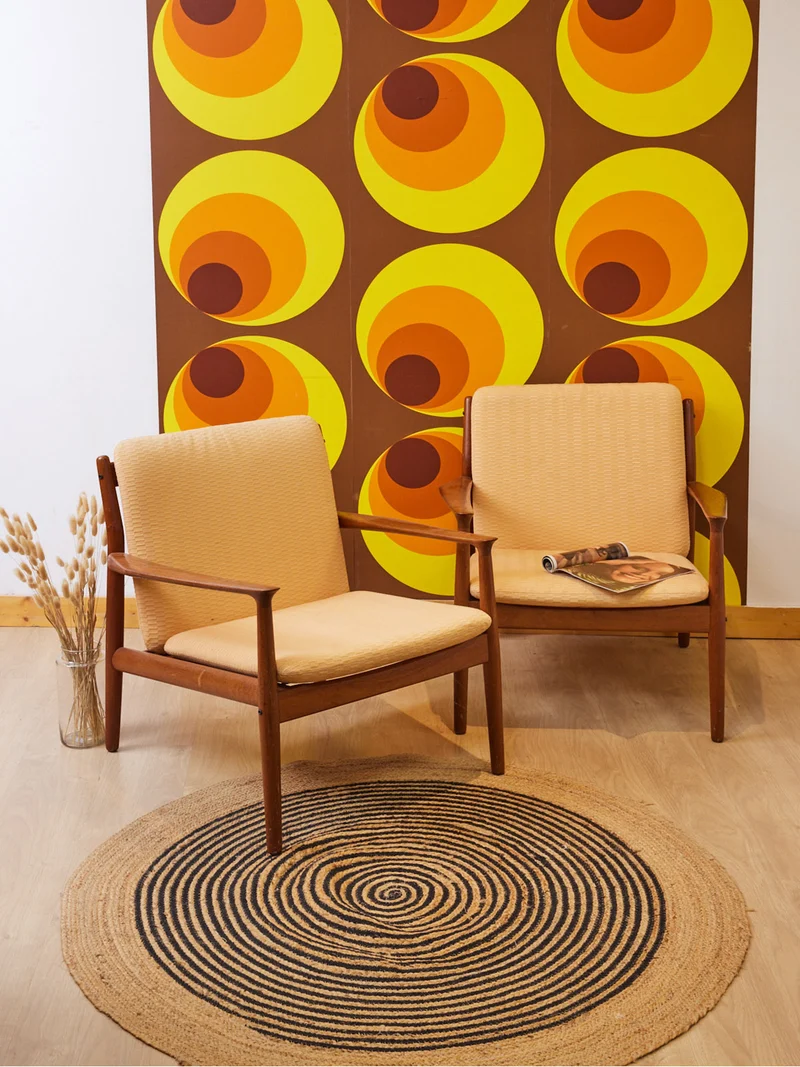 Jakob, la paire de fauteuils scandinaves N°1394