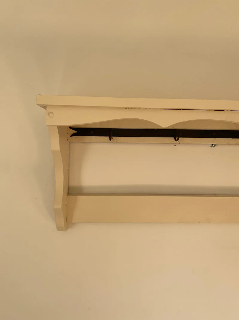 Étagère murale en bois ancien rénovée