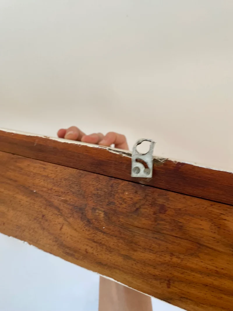 Étagère murale en bois ancien rénovée