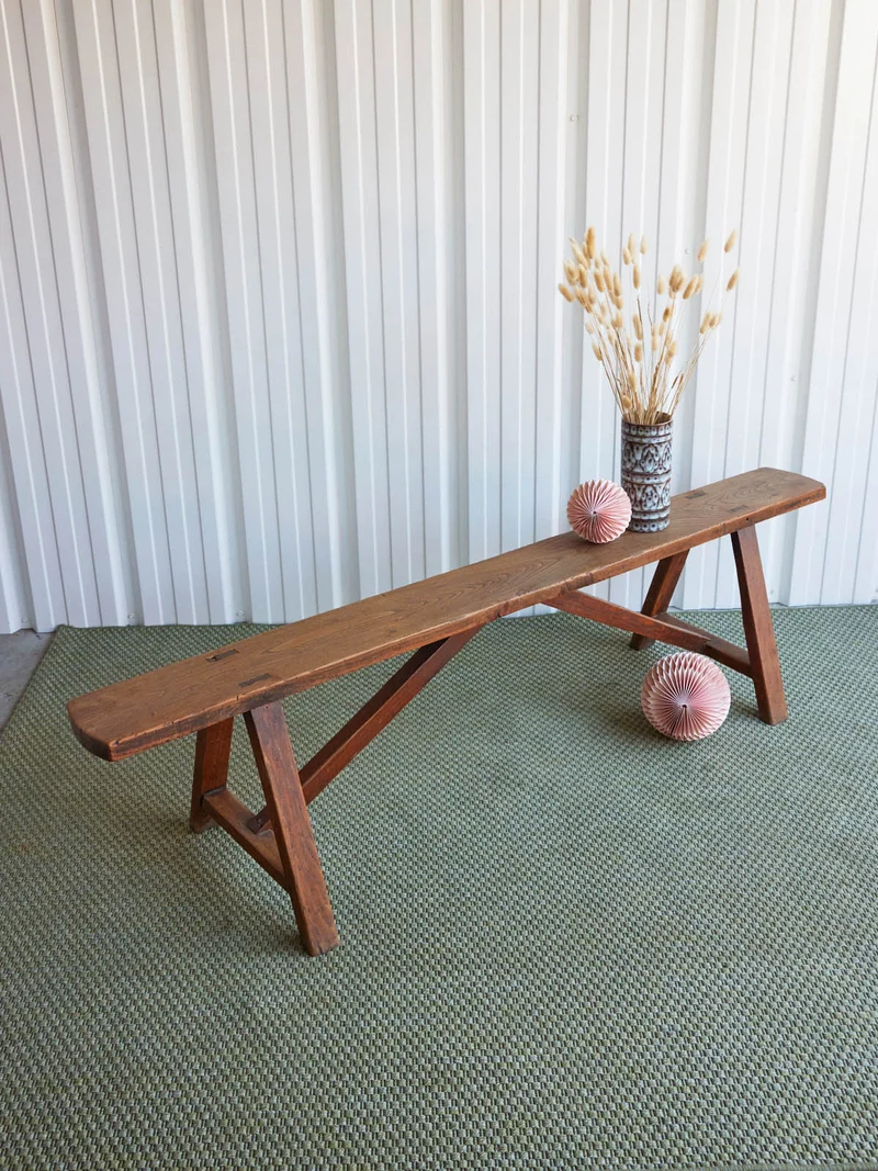 Antoine, le banc de ferme en bois N°530