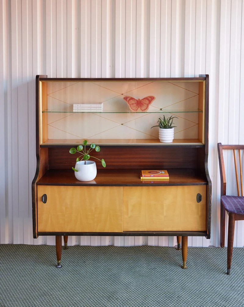 Victoria, la vitrine style scandinave en bois N°1351