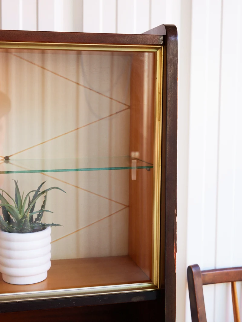 Victoria, la vitrine style scandinave en bois N°1351