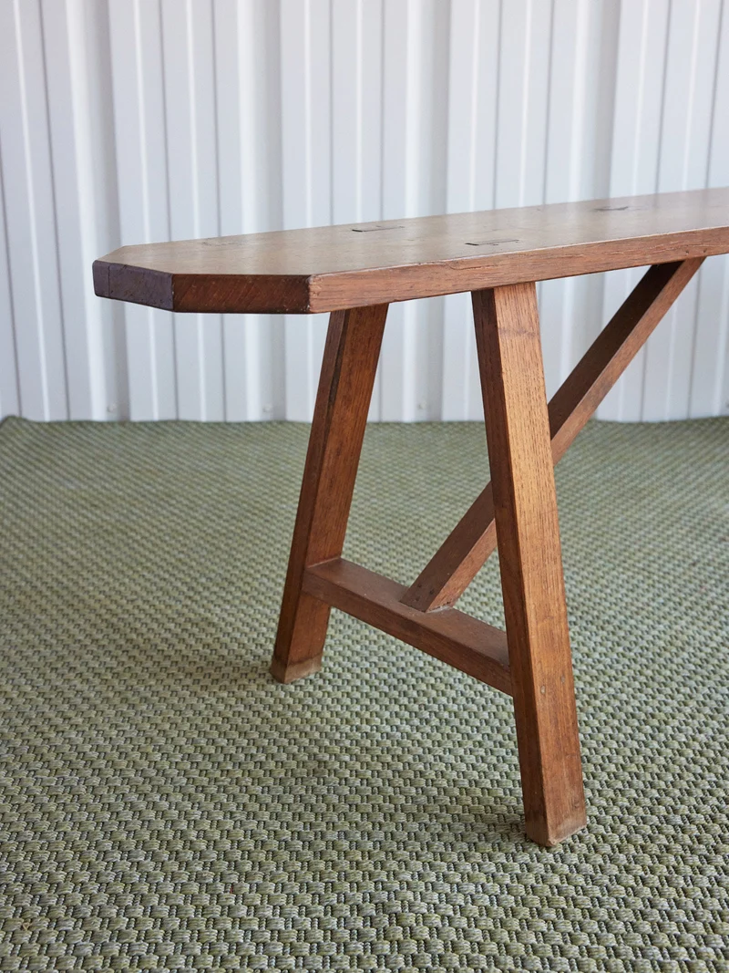 Antoine, le banc de ferme en bois N°529