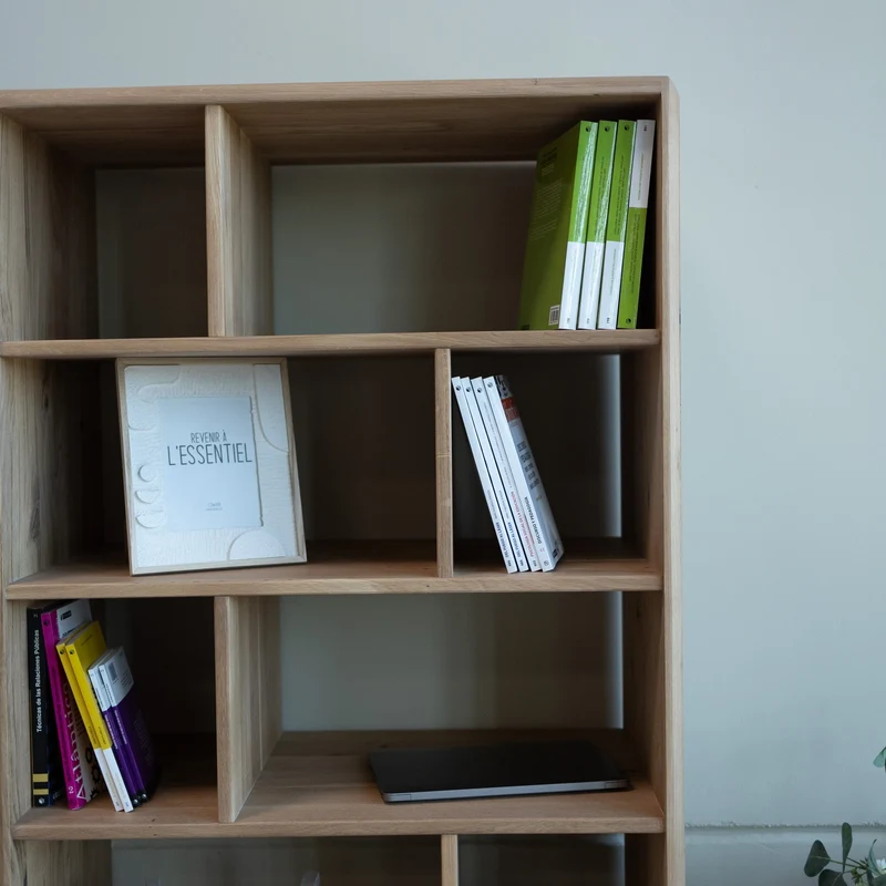 Bibliothèque en bois massif SWEDEN 1 | NordicStory