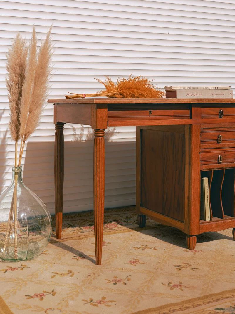 Edouard, le bureau en bois clair N°1057
