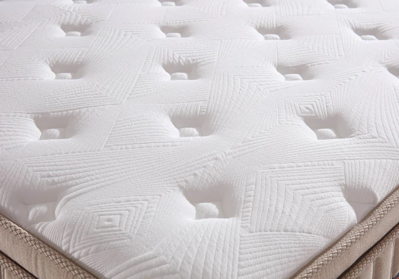 Ensemble lit coffre intégré tissu chenille taupe et matelas 7 zones - Enzo