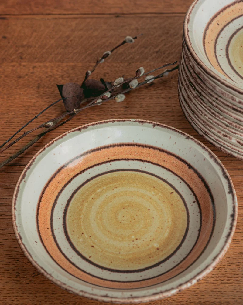 Antoinette, le lot de 10 assiettes Gien N°321