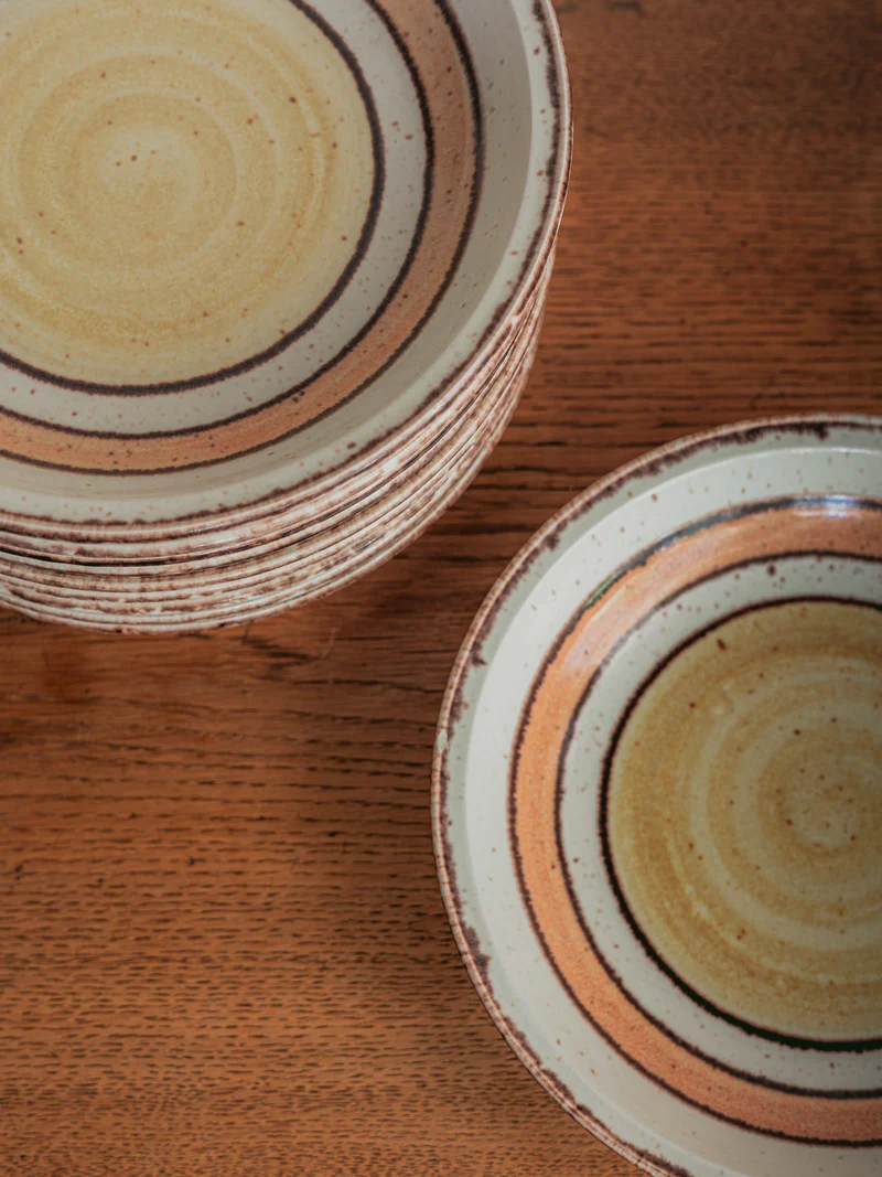Antoinette, le lot de 10 assiettes Gien N°321