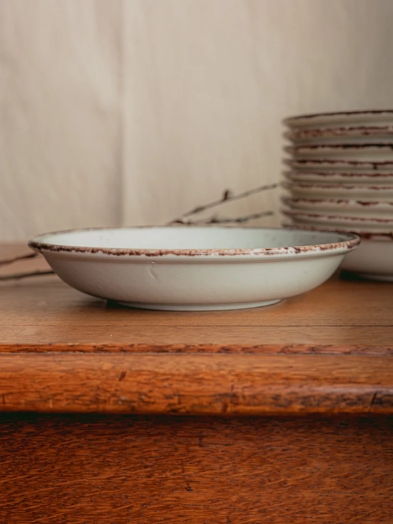 Antoinette, le lot de 10 assiettes Gien N°321