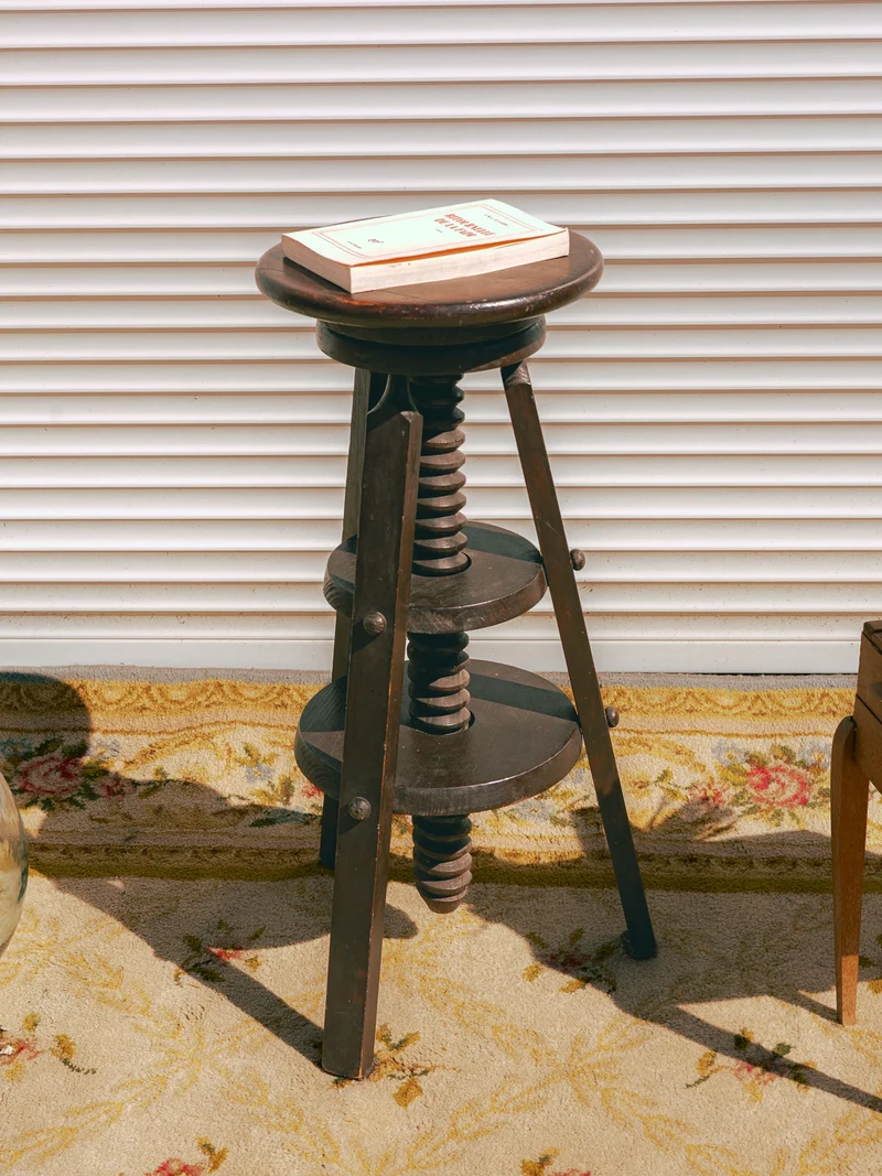 Gaston, le tabouret de bar à vis en bois N°209