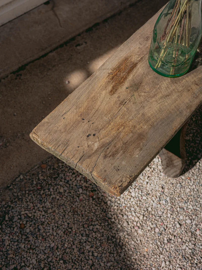 Antoine, le grand banc de ferme N°506