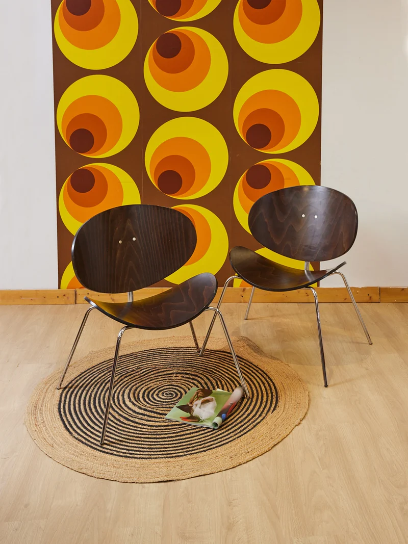 Jakob, la paire de fauteuils en bois N°1375