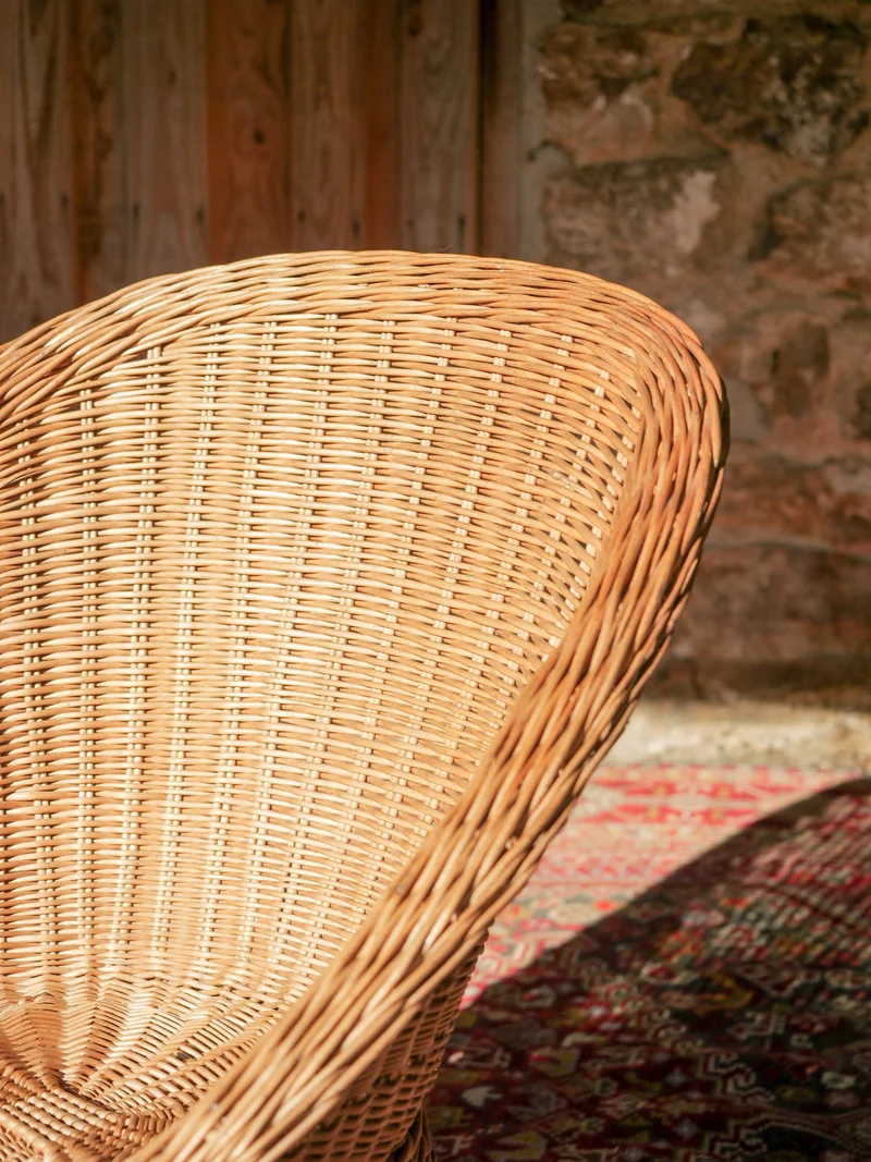 Emmanuel, le fauteuil en osier N°34