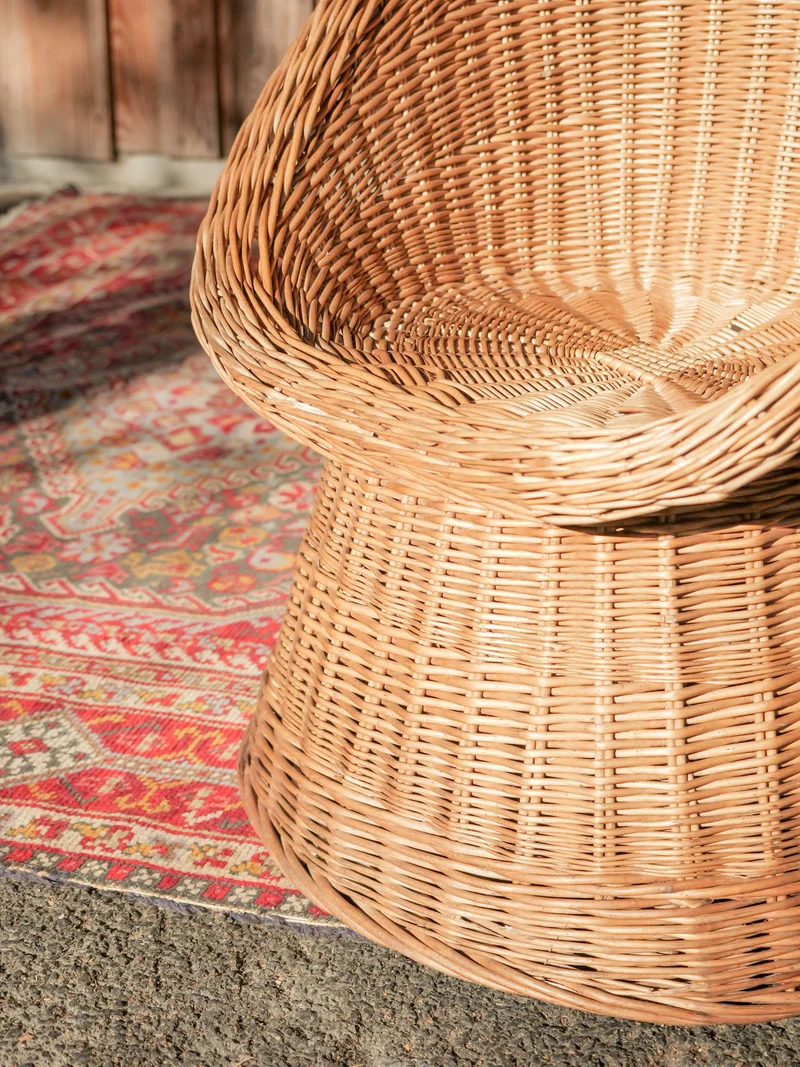 Emmanuel, le fauteuil en osier N°34