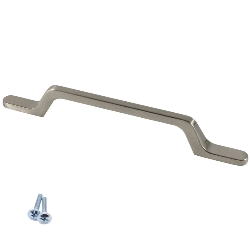Poignée de meuble 128mm U098 - Acier brossé