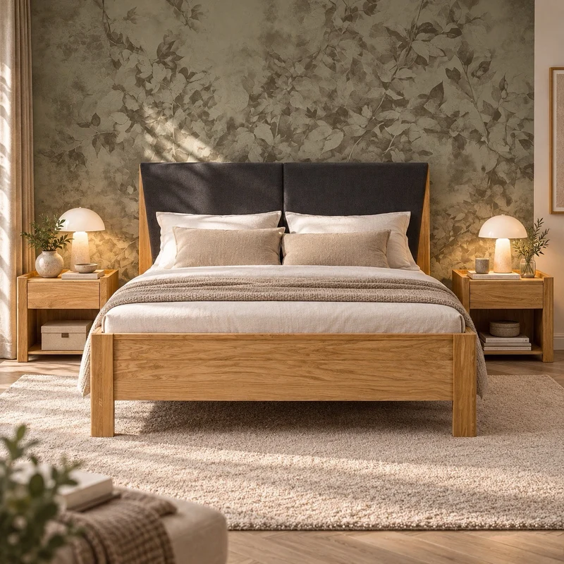 Table de chevet en bois massif LISBOA 79 | LoftStory