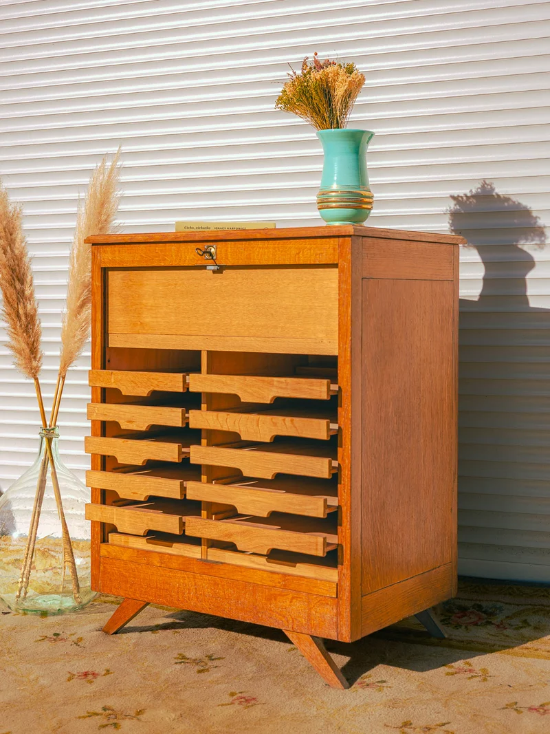 Fernand, le meuble classeur en bois clair N°432