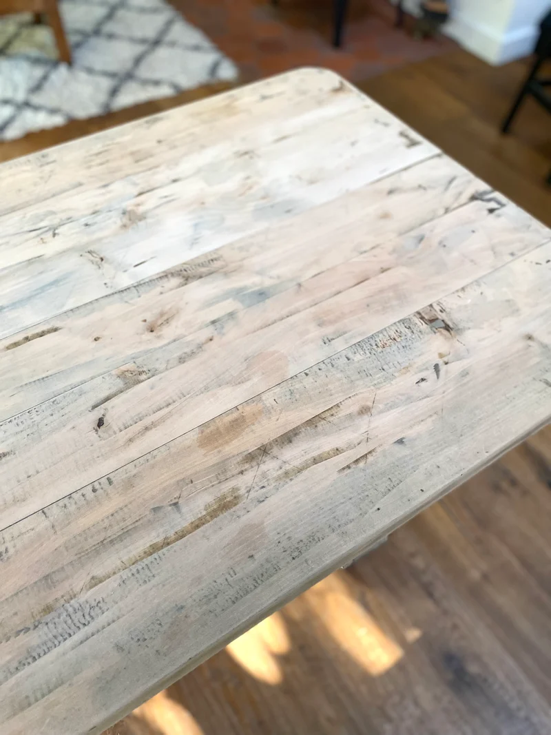 Table de monastère en chêne ancien