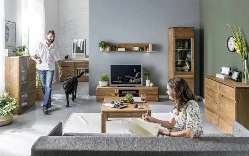 Meuble TV en chêne MONTENEGRO 25 | LoftStory