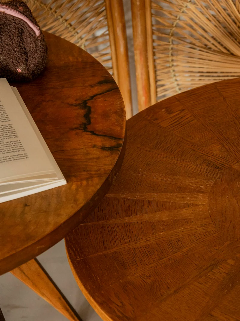 Donna, la table basse au bois brut N°1539