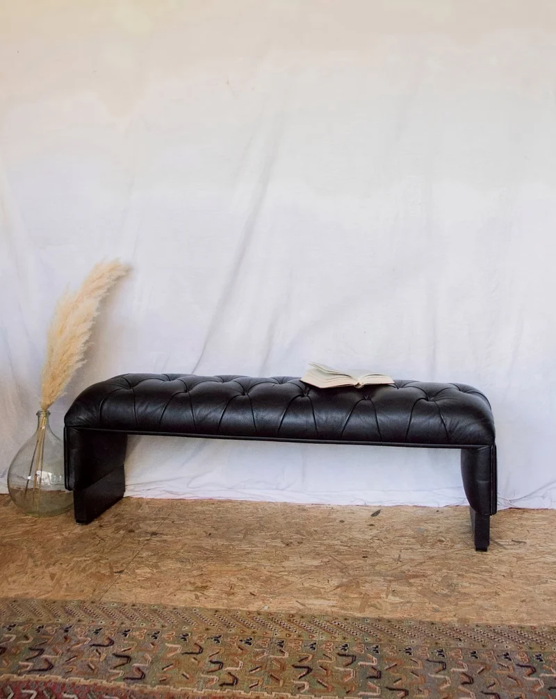 Clara, la banquette en cuir N°135