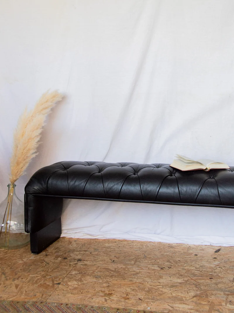 Clara, la banquette en cuir N°135