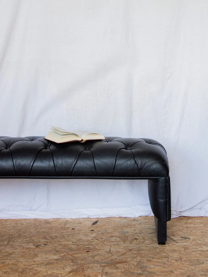 Clara, la banquette en cuir N°135