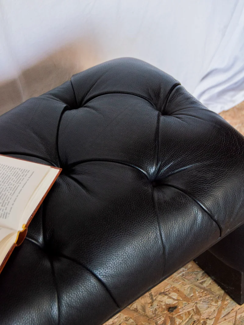 Clara, la banquette en cuir N°135