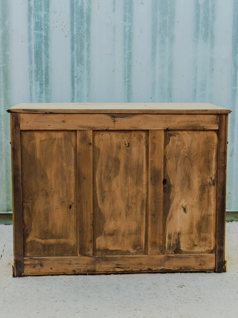 Gilbert, le buffet en bois jaune moutarde N°1908