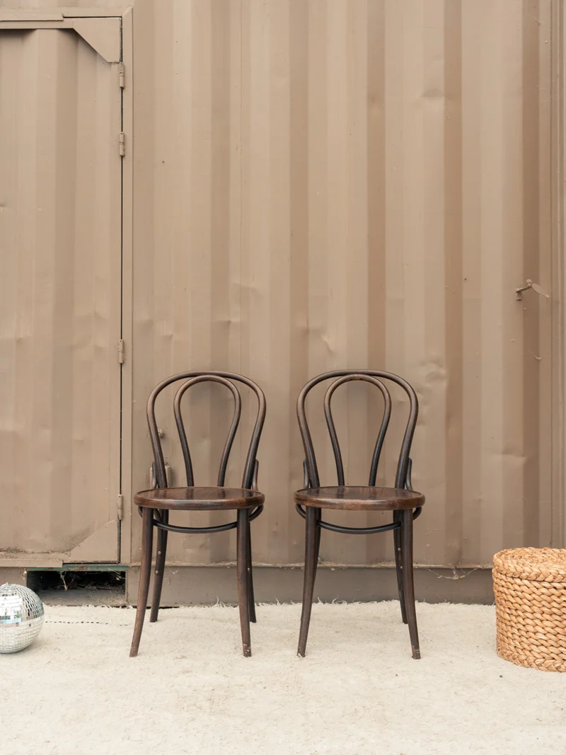 Claude, le lot de 3 chaises en bois N°1656