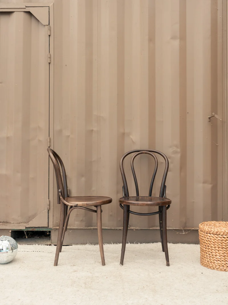 Claude, le lot de 3 chaises en bois N°1656