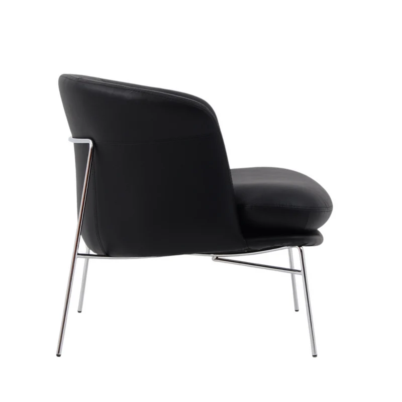 Fauteuil noir imtation cuir