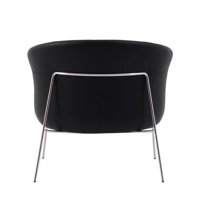 Fauteuil noir imtation cuir