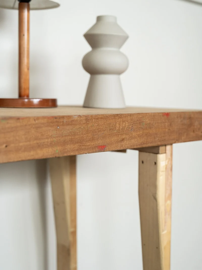 Francine, la longue console en bois de campagne N°1582