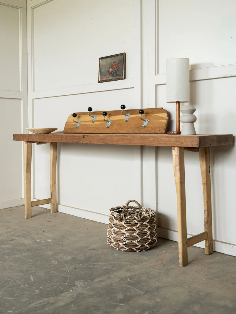 Francine, la longue console en bois de campagne N°1582