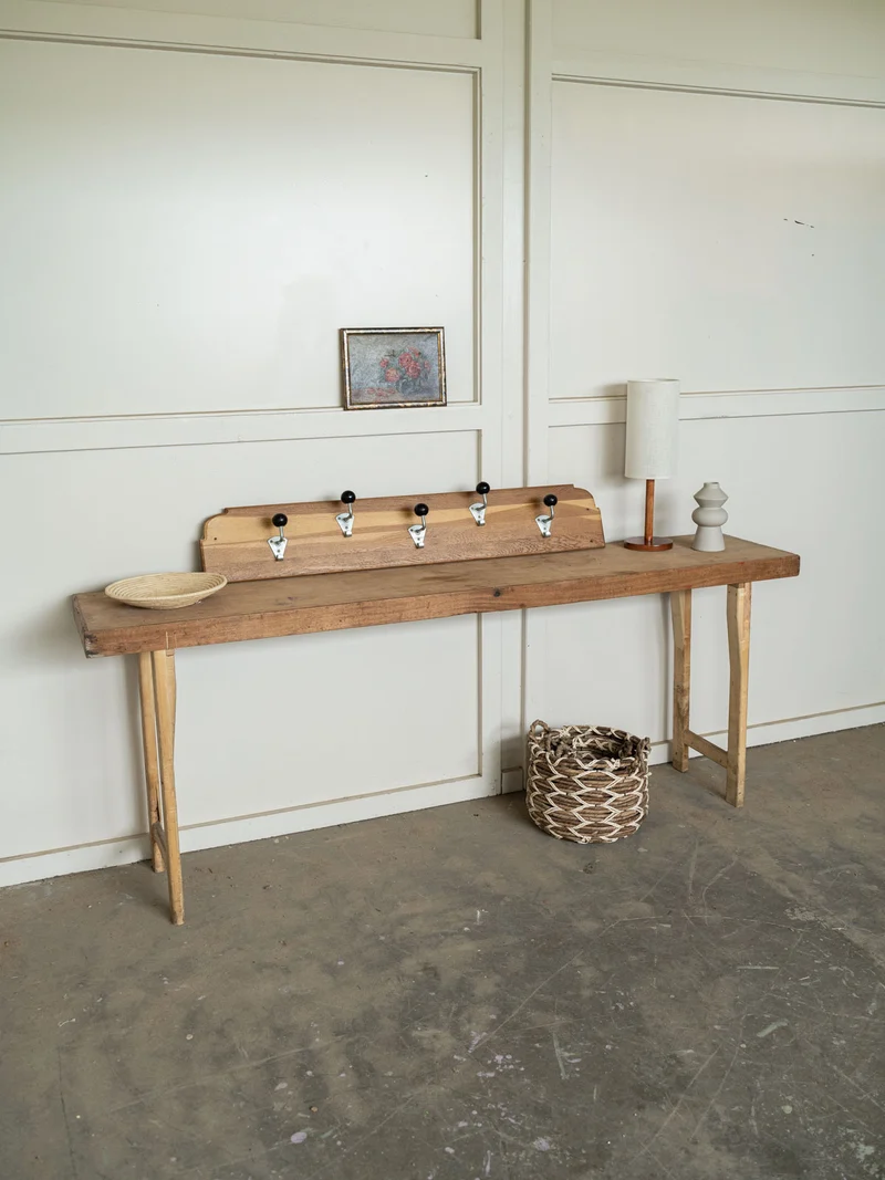 Francine, la longue console en bois de campagne N°1582
