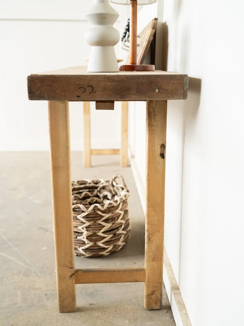 Francine, la longue console en bois de campagne N°1582