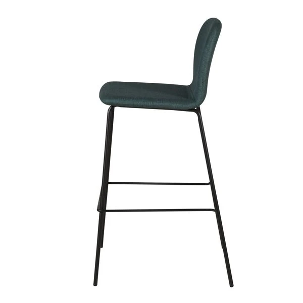 Chaise snack bleu canard