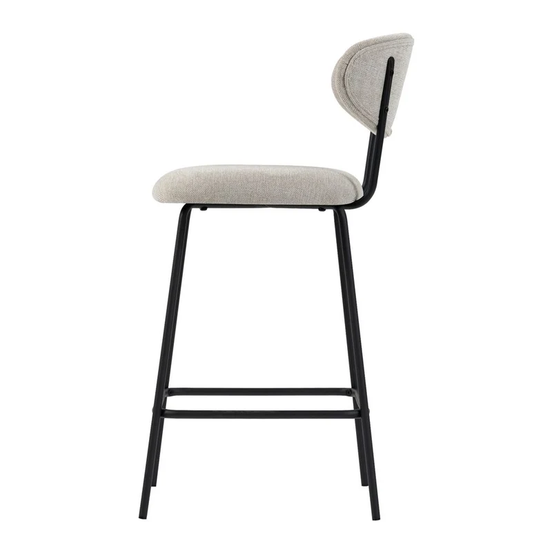 Chaise snack en tissu beige