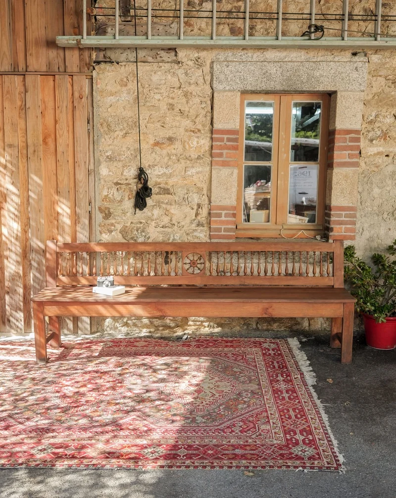 Antoine, le grand banc en merisier N°525