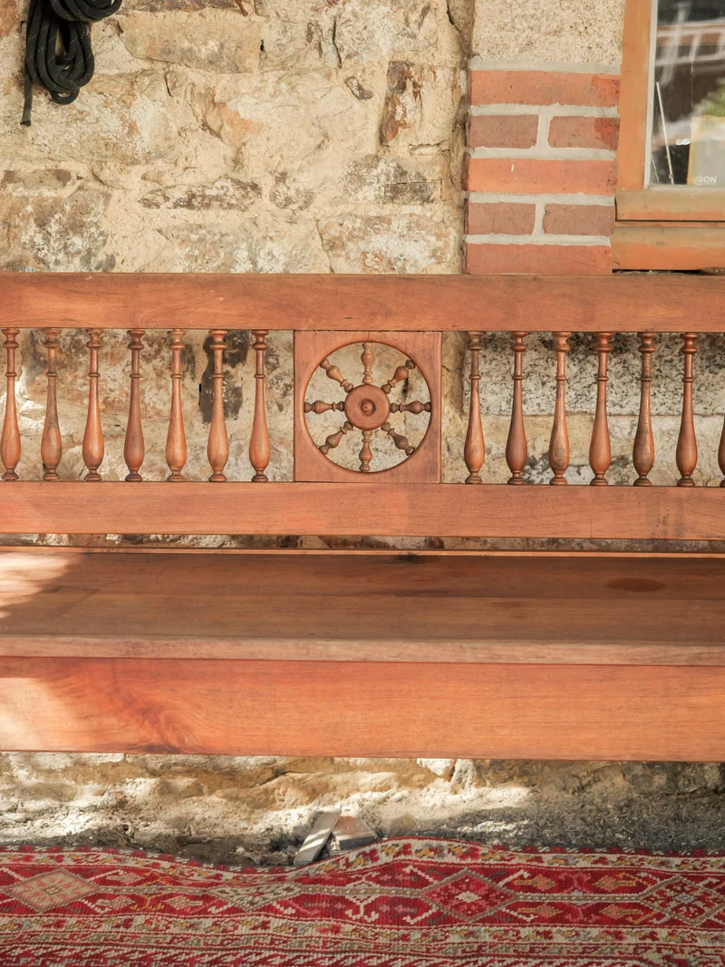 Antoine, le grand banc en merisier N°525