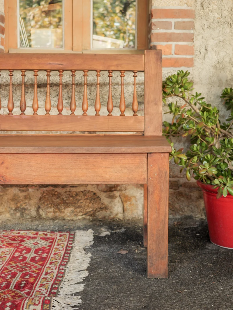 Antoine, le grand banc en merisier N°525