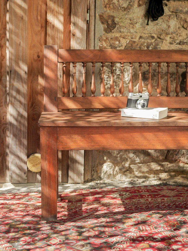 Antoine, le grand banc en merisier N°525